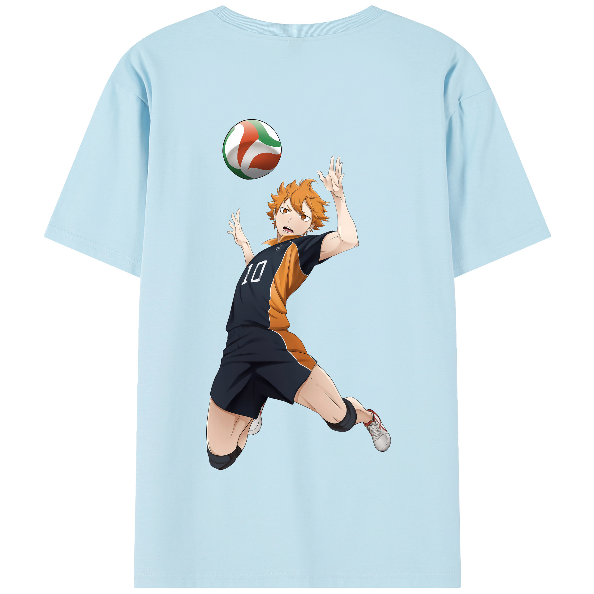 （画像用） ハイキュー!! Haikyu!! 綿100％半袖Tシャツ（背面プリント）
